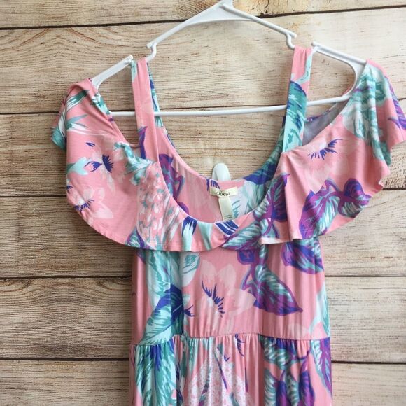 NEW WITH TAGS SOMA SANTA ANA PINK FLORAL MAXI DRESS - Picture 10 of 10